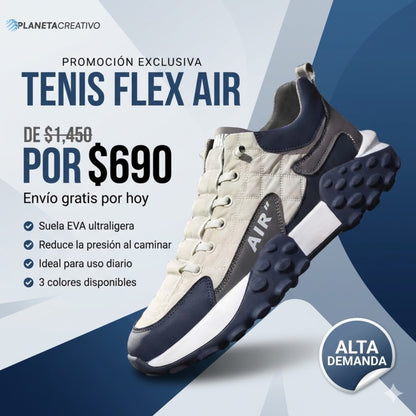 Tenis Ortopédico Air Flex – Alivio Real