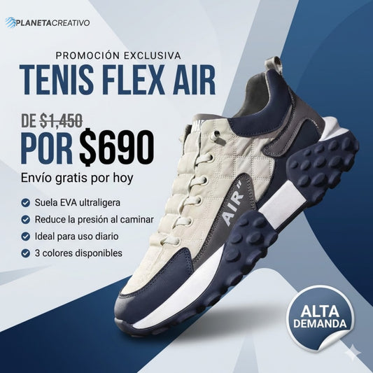Tenis Ortopédico Air Flex - Alivio Real del Dolor y Comodidad