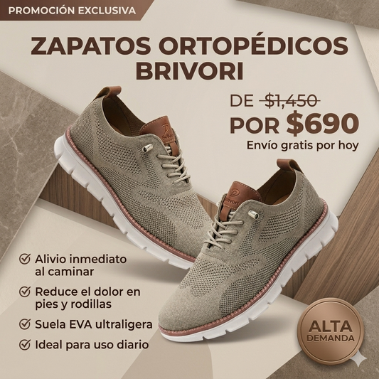 Zapatos Ortopedicos Ultra Cómodos - Brivori