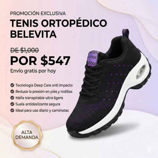 Tenis Anatómico Ortopédico Belevita – Tecnología de Amortiguación